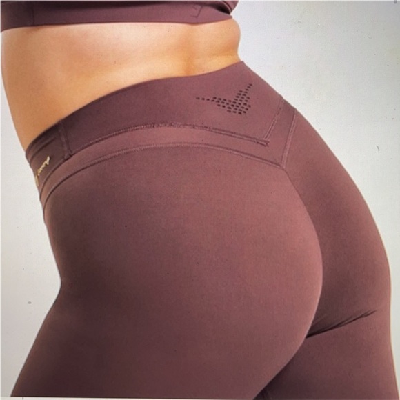 Whitney Simmons x Gymshark Cherry Chocolate Leggings Sz XS - Picture 5 of 7